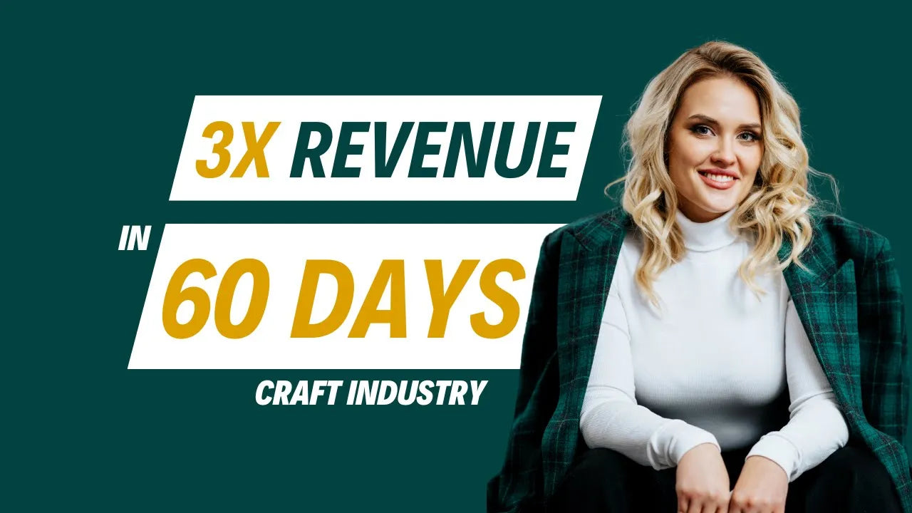 Tripling Revenue in 60 days in the Ecommerce Craft Industry